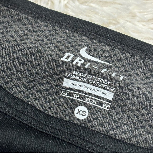 Nike Dri-Fit Epic Knit Crew Running Top Women's Size XS Black Gray - Picture 5 of 13
